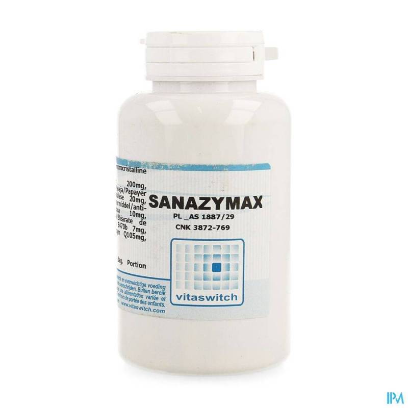 SANAZYMAX 800MG CAPS 90