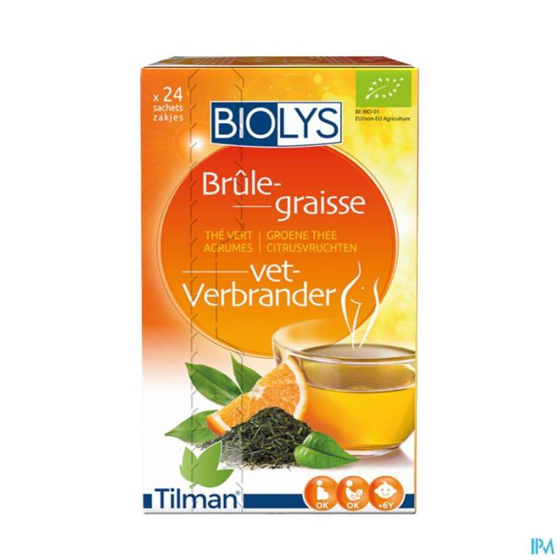 Biolys Groene Thee Citrusvruchten 24 Zakjes