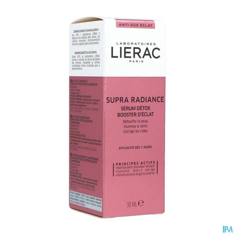 Lierac Supra Radiance Ontgiftend Serum Stralende Teint 30ml