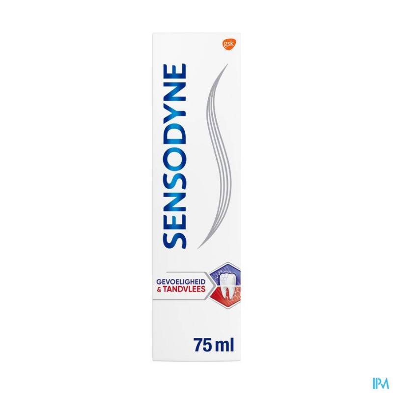 SENSODYNE TANDPASTA GEVOELIGHEID + TANDVLEES 75ML