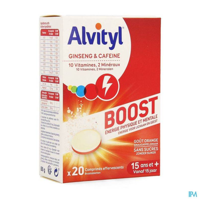 Alvityl Boost 20 Bruistabletten