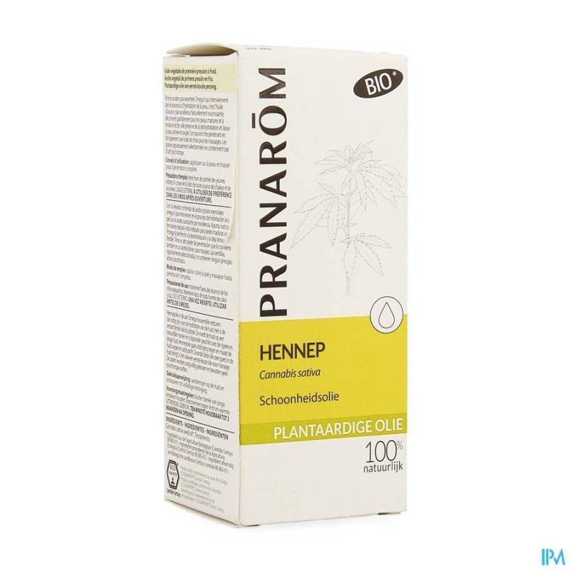 CHANVRE HUILE VEGETALE FL 50ML PRANAROM