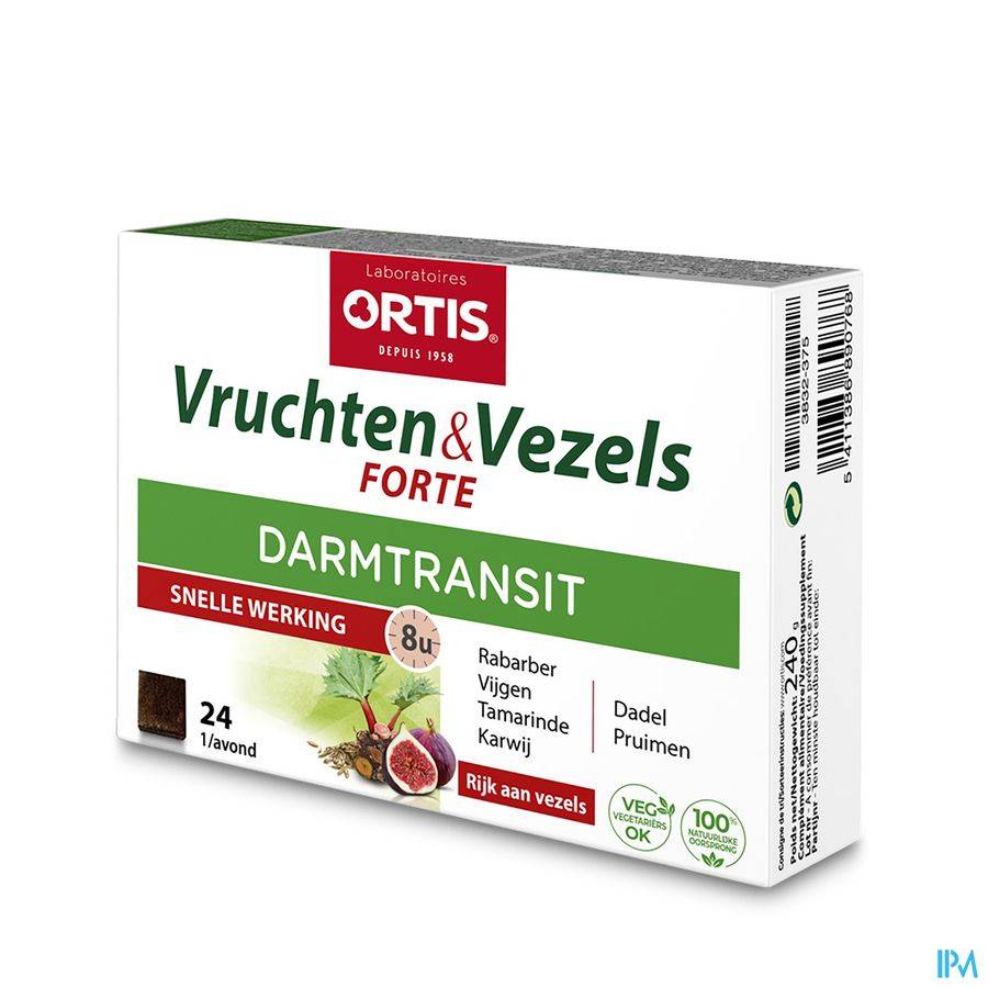 ORTIS VRUCHTEN & VEZELS TRANSIT FORTE BLOKJE 24