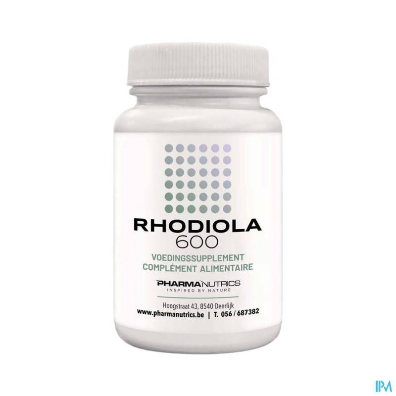 RHODIOLA 600MG Vegetarian Capsules  60 PHARMANUTRICS