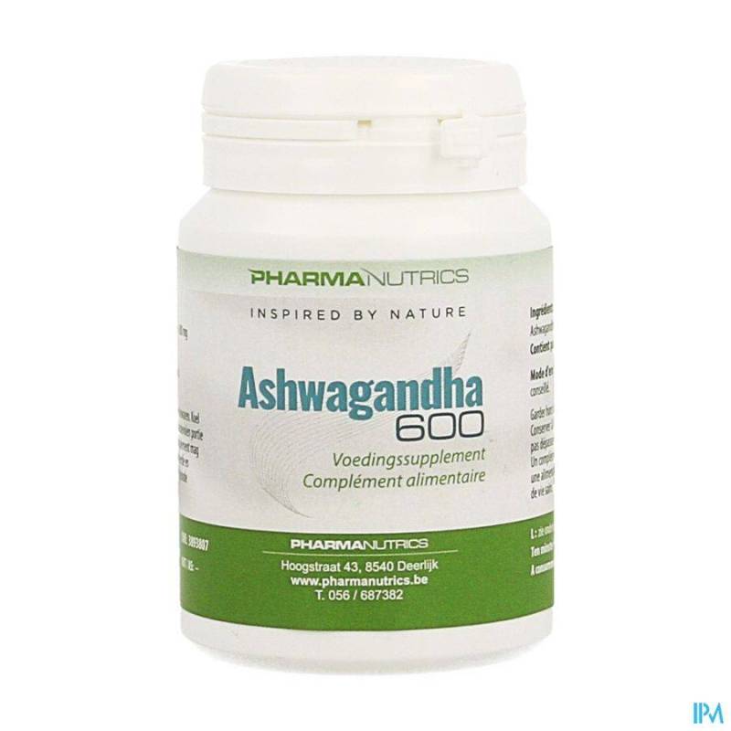 ASHWAGANDHA 600MG V-CAPS 60 PHARMANUTRICS