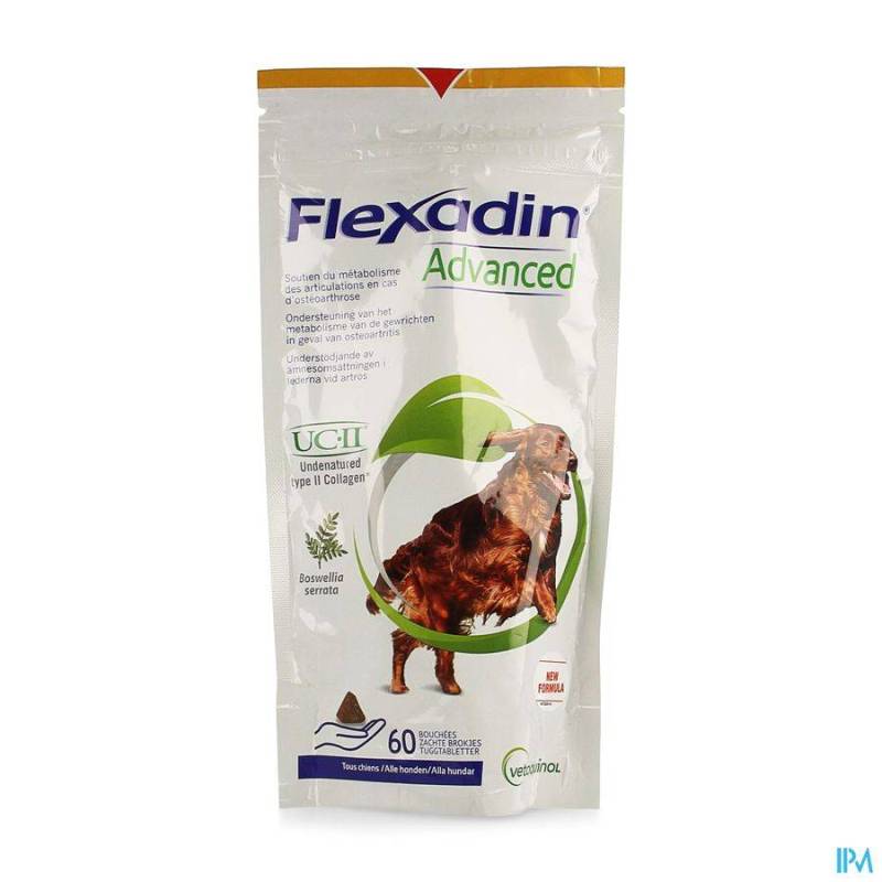 Flexadin Advanced + Boswellia Hond 60 Kauwtabletten