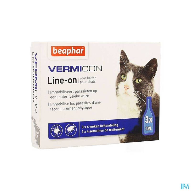 BEAPHAR VERMICON LINE-ON KAT 3X1ML