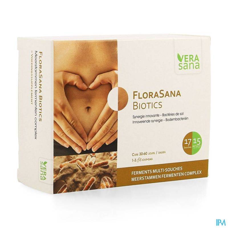 FLORASANA BIOTICS CAPS 60 VERA SANA