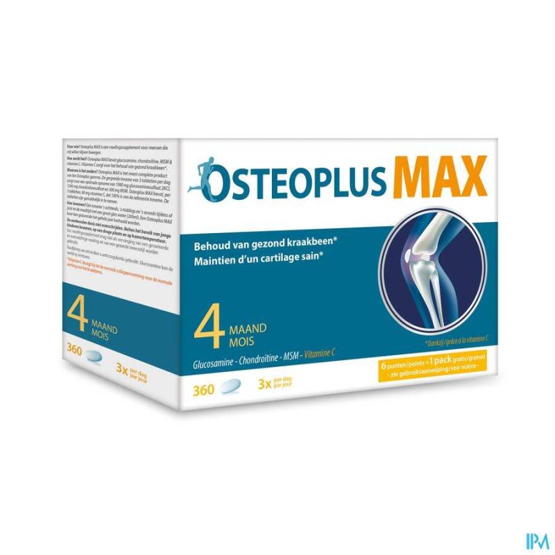 Osteoplus Max 4 Maand 360 Tabletten