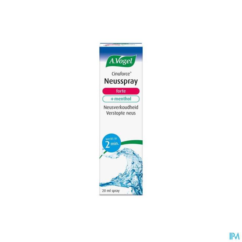 VOGEL CINUFORCE SPRAY NASAL FORTE + MENTHOL 20ML