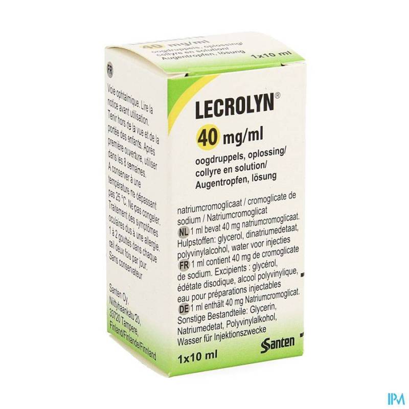 LECROLYN 40MG/ML COLLYRE 10ML