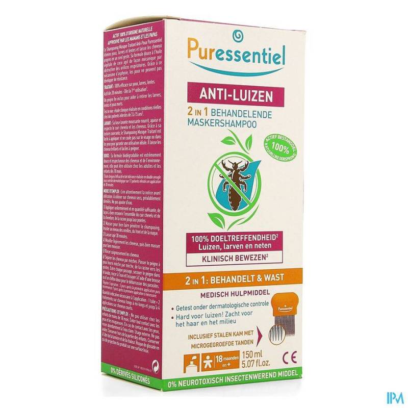 PURESSENTIEL A/LUIZEN SH BEHAND. 2IN1 150ML + KAM