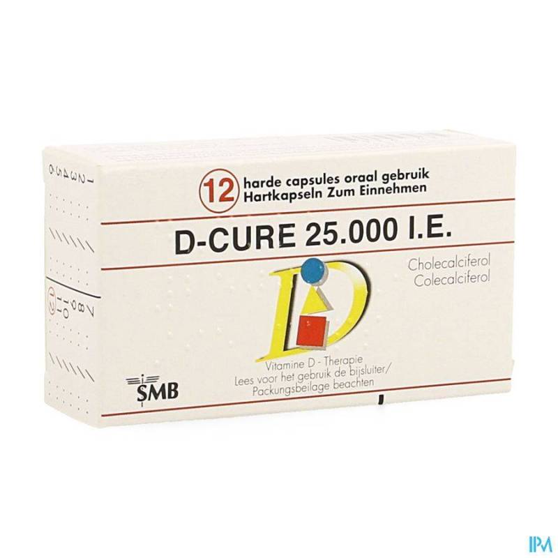 D CURE 25000UI GELULES 12