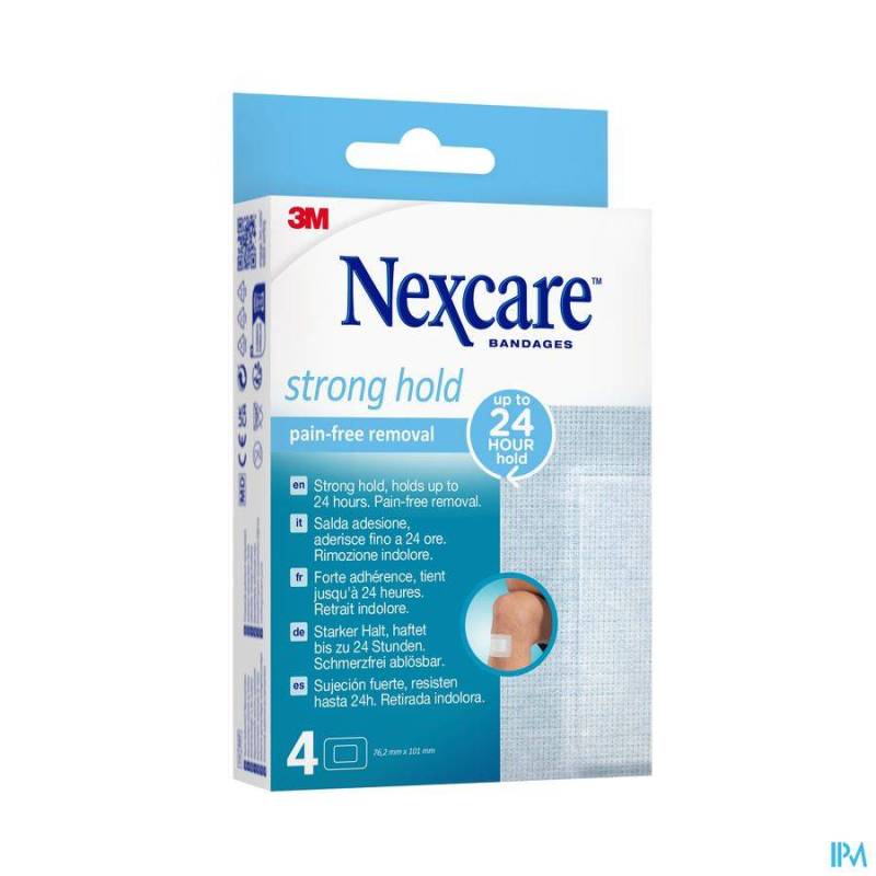 NEXCARE 3M STRONG HOLD PADS 4