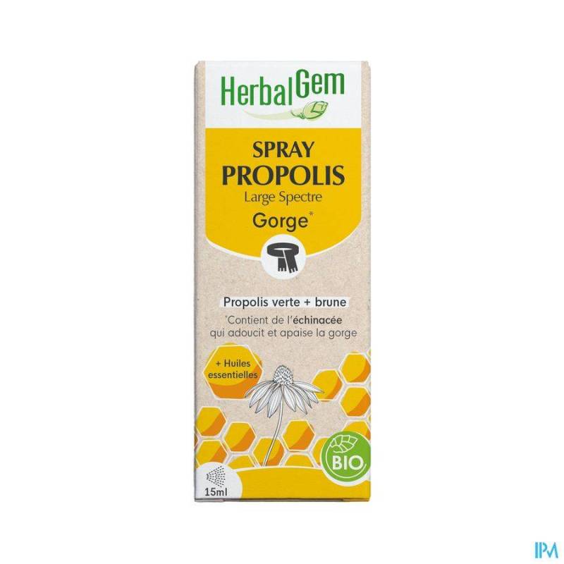 HERBALGEM PROPOLIS LARGE SPECTRUM BIO FL GUTT 15ML