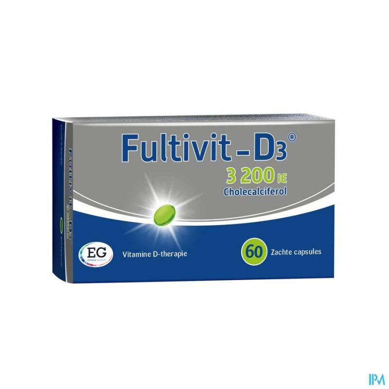 Fultivit-D3 3200IE 60 Zachte Capsules