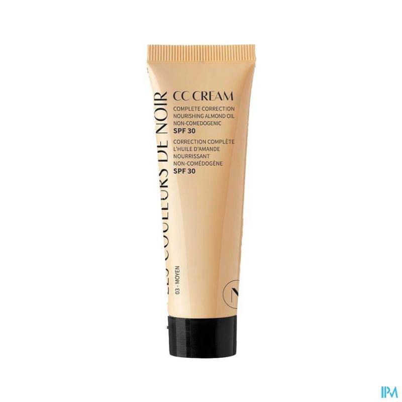 LES COULEURS DE NOIR CC CREAM IP30 03 MOYEN 30ML