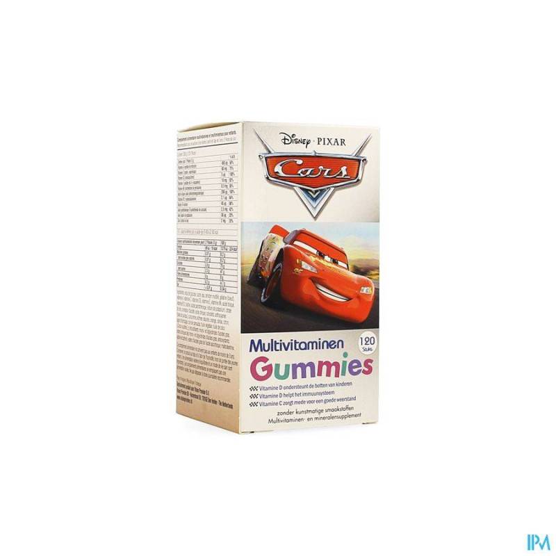 DISNEY MULTIV CARS GUMMIE 120P