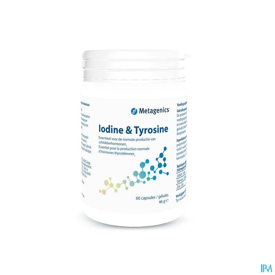 IODINE en TYROSINE V2 Capsules  60 26188 METAGENICS