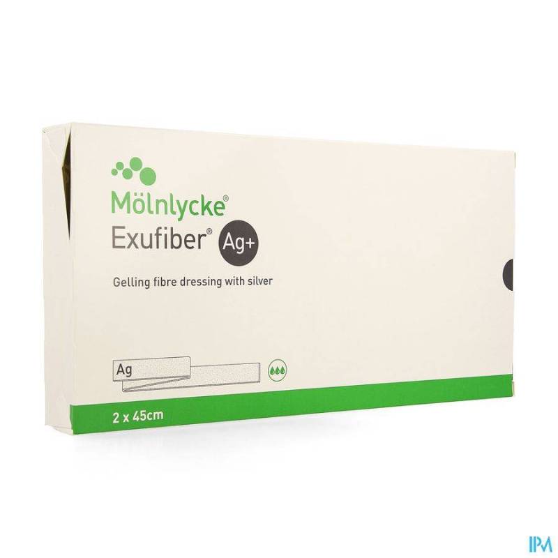 EXUFIBER AG GELLING FIBRE DRESSING MECHE 2X45CM 5