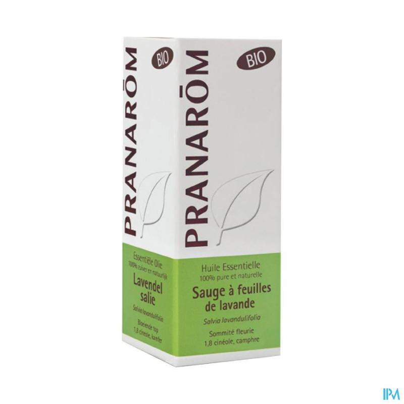 SAUGE FEUILLES LAVANDE BIO HLE ESS 10ML PRANAROM