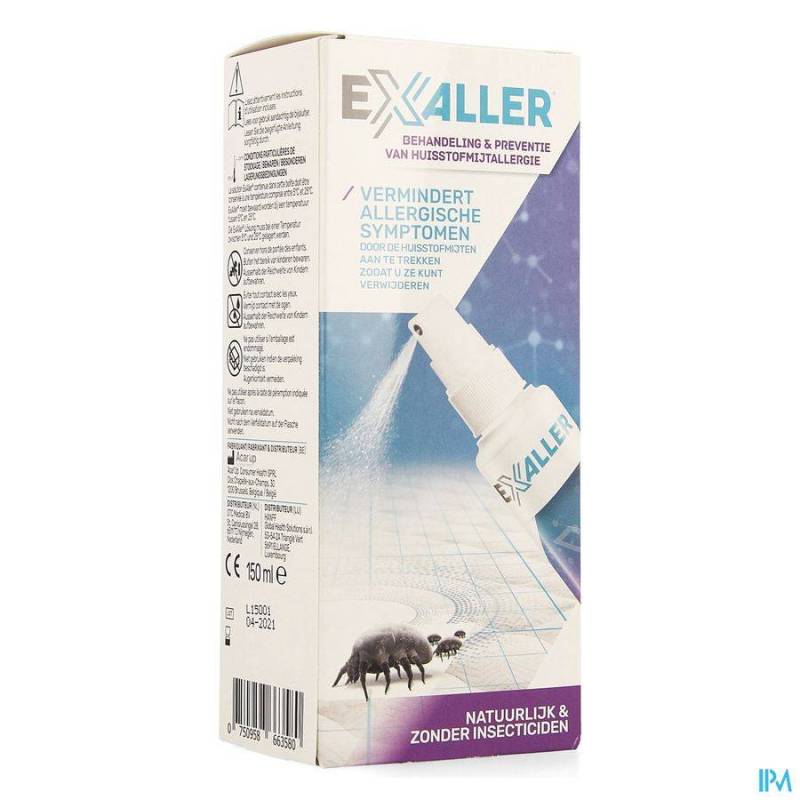 EXALLER ALLERGIE ACARIENS SPRAY 150ML