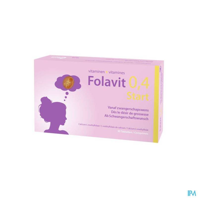 Folavit 0,4mg Start 90 Tabletten