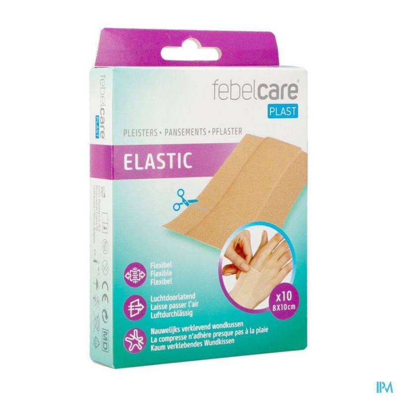 FEBELCARE PLAST ELASTIC UNCUT 10CMX8CM 1