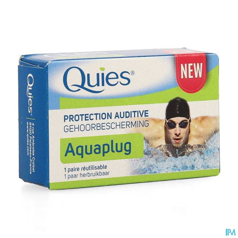 QUIES PROTECTION AUDITIVE AQUAPLUG 1 PAIRE