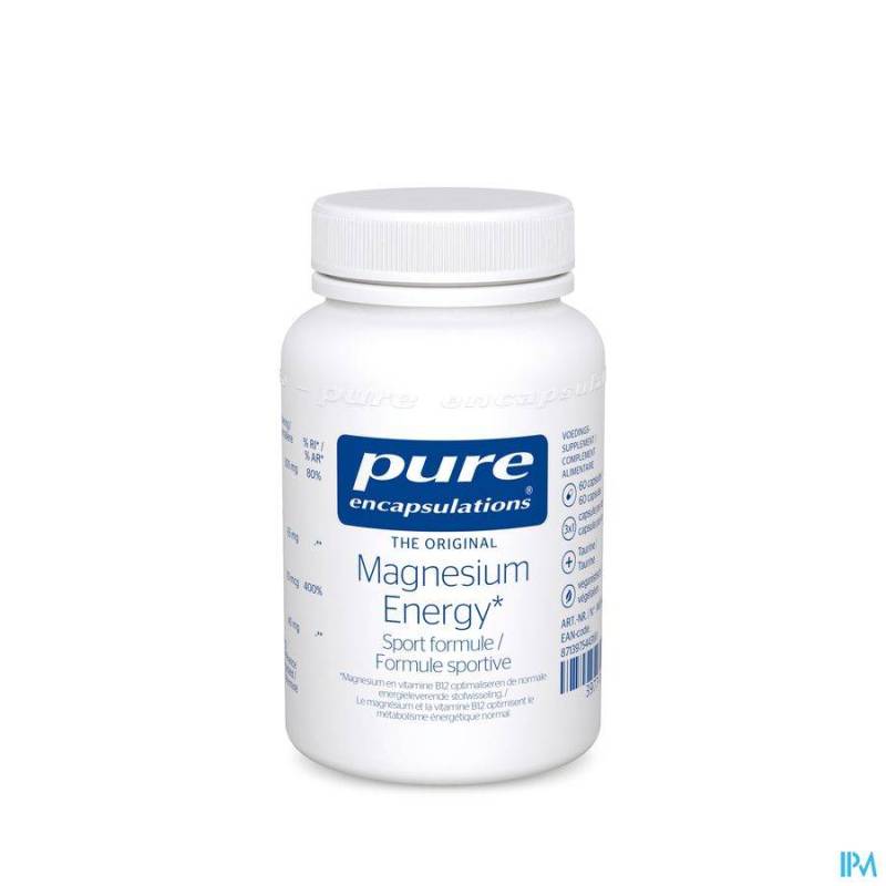 Pure Encapsulations Magnesium Energy 60 Capsules