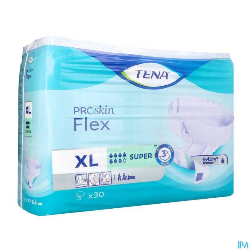 TENA PROSKIN FLEX SUPER EXTRA LARGE 30