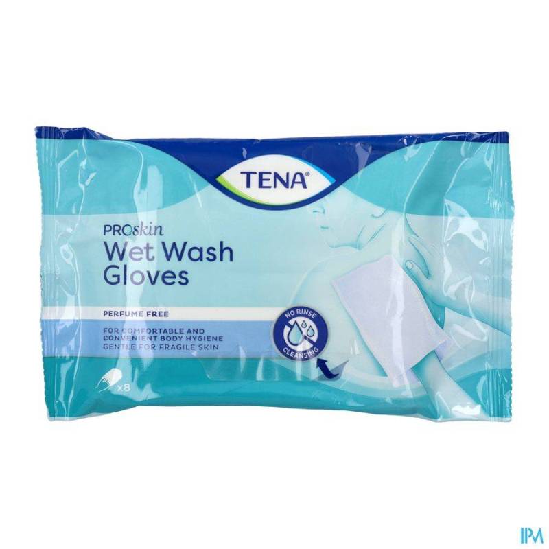 TENA PROSKIN WETWASHGLOVES NO PERFUME 8