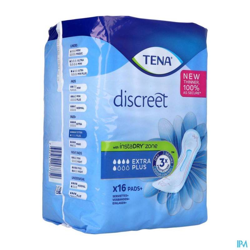 Tena Discreet Extra Plus 16 Stuks