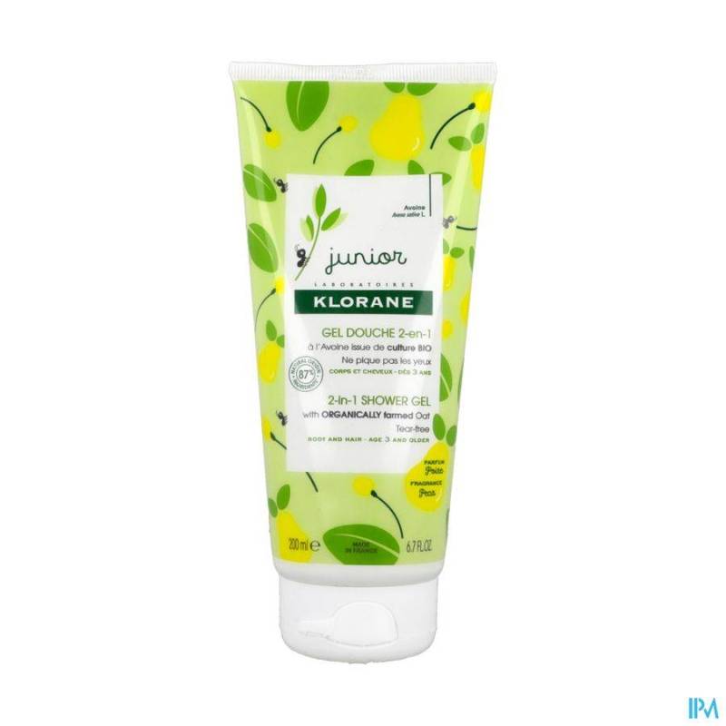 KLORANE PETIT JUNIOR DOUCHE GEL PEER 200ML NF