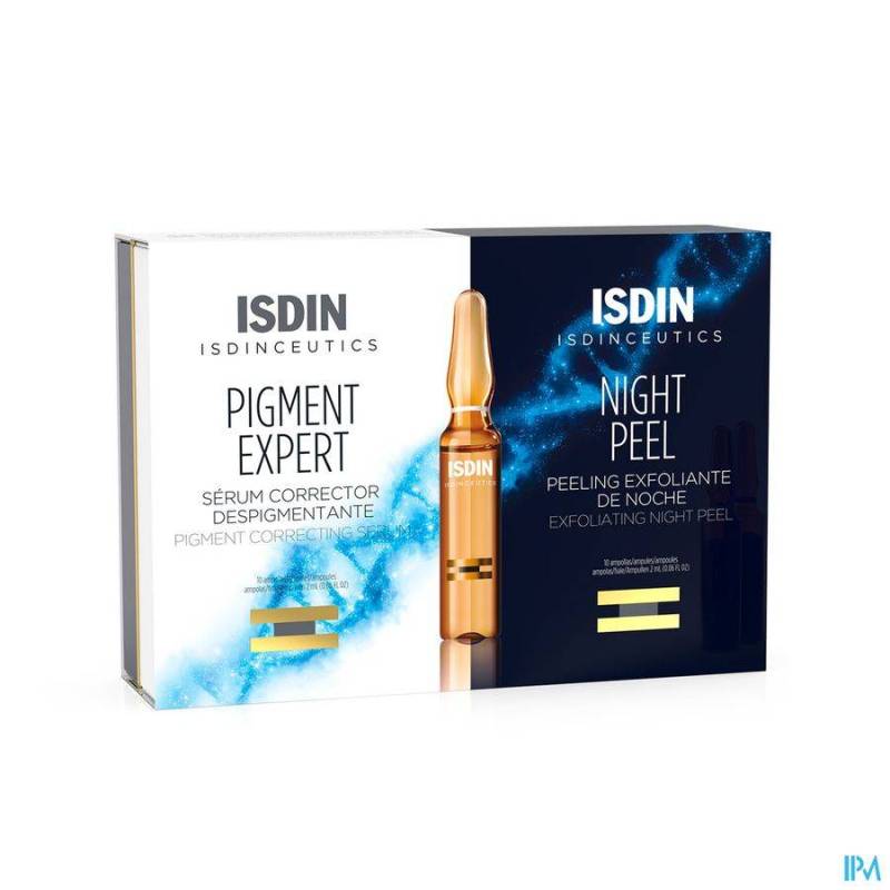 ISDINCEUTICS NIGHT PEEL&PIGM. EXPERT AMP 2X10X2ML