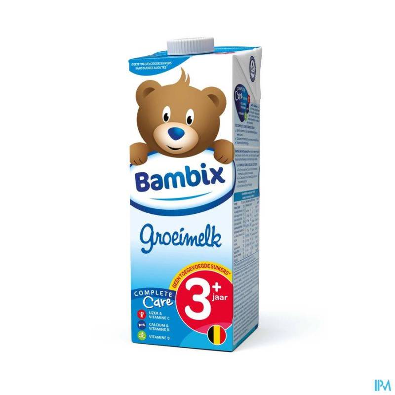 BAMBIX GROEIMELK NATUUR 3+ 1L