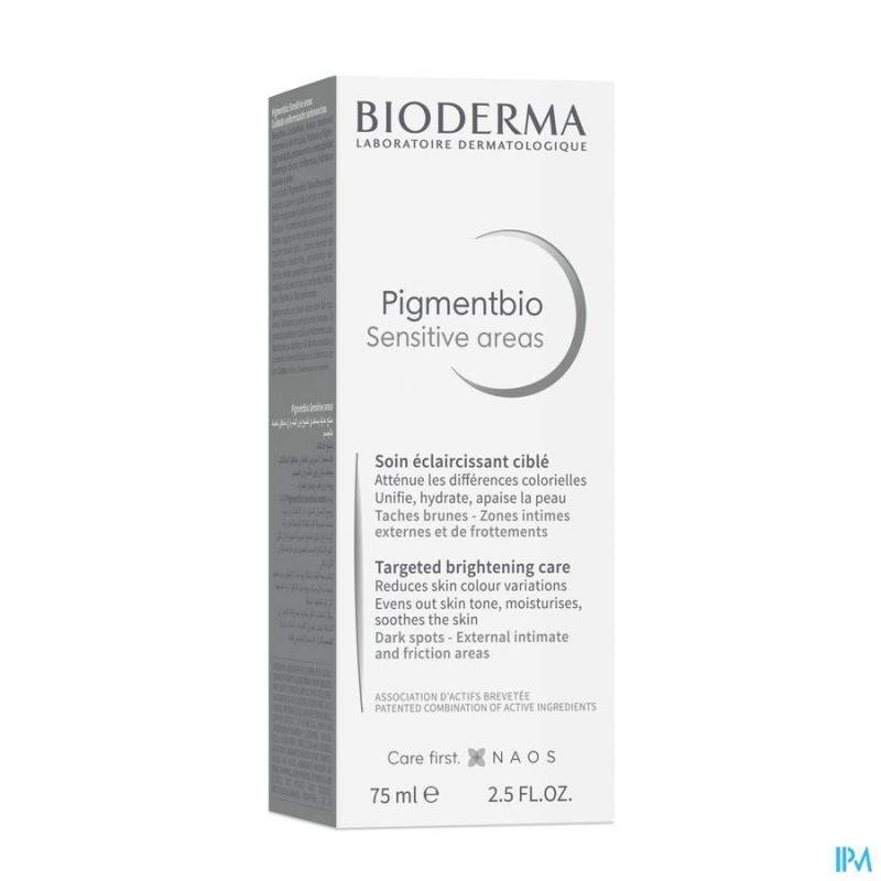 BIODERMA PIGMENTBIO SENSITIVE AREAS TUBE 75ML