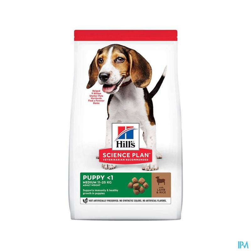 SCIENCE PLAN CANINE PUPPY MEDIUM LAMB&RICE 14KG