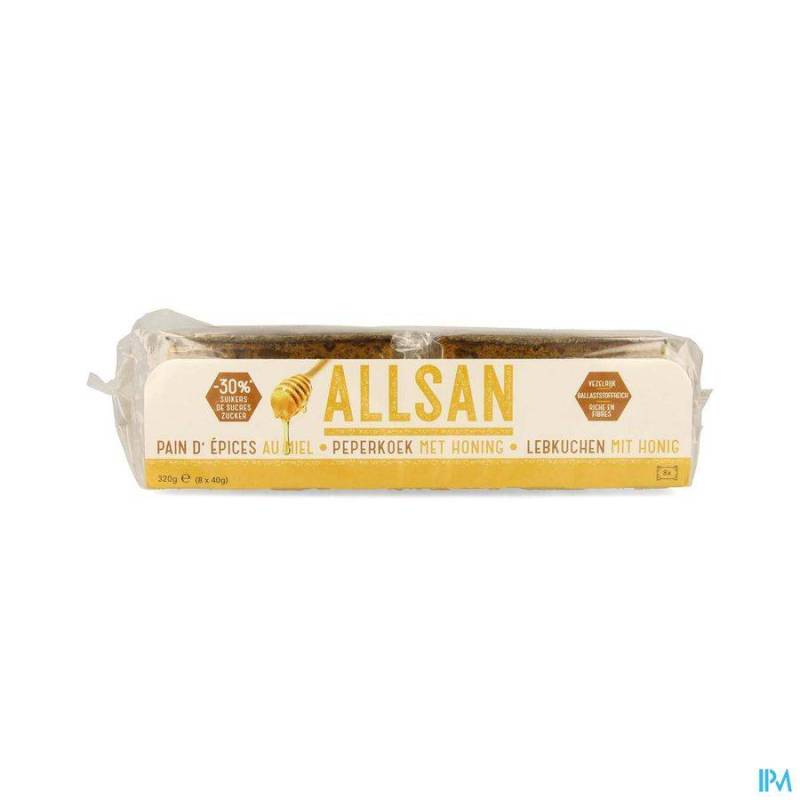 ALLSAN PAIN EPICE MIEL 8X40G