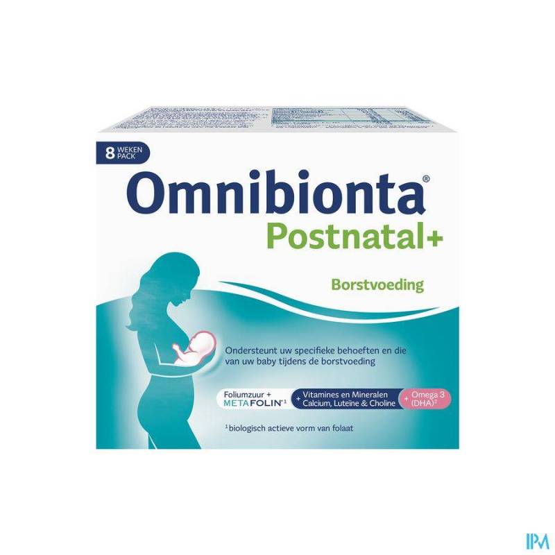 Omnibionta Postnatal+ Borstvoeding 56 Tabletten + 56 Capsules