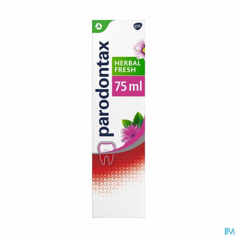 PARODONTAX TANDPASTA HERBAL FRESH TUBE 75ML