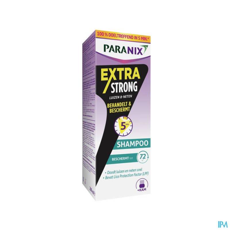 Paranix Extra Strong Behandelingsshampoo 200ml + Kam