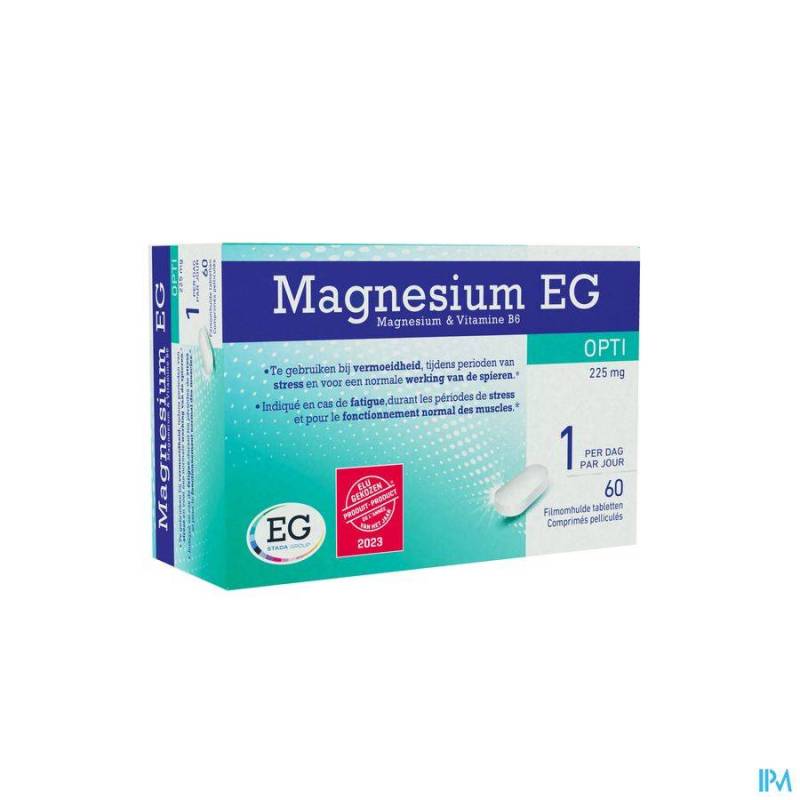 MAGNESIUM OPTI EG 225MG COMP 60