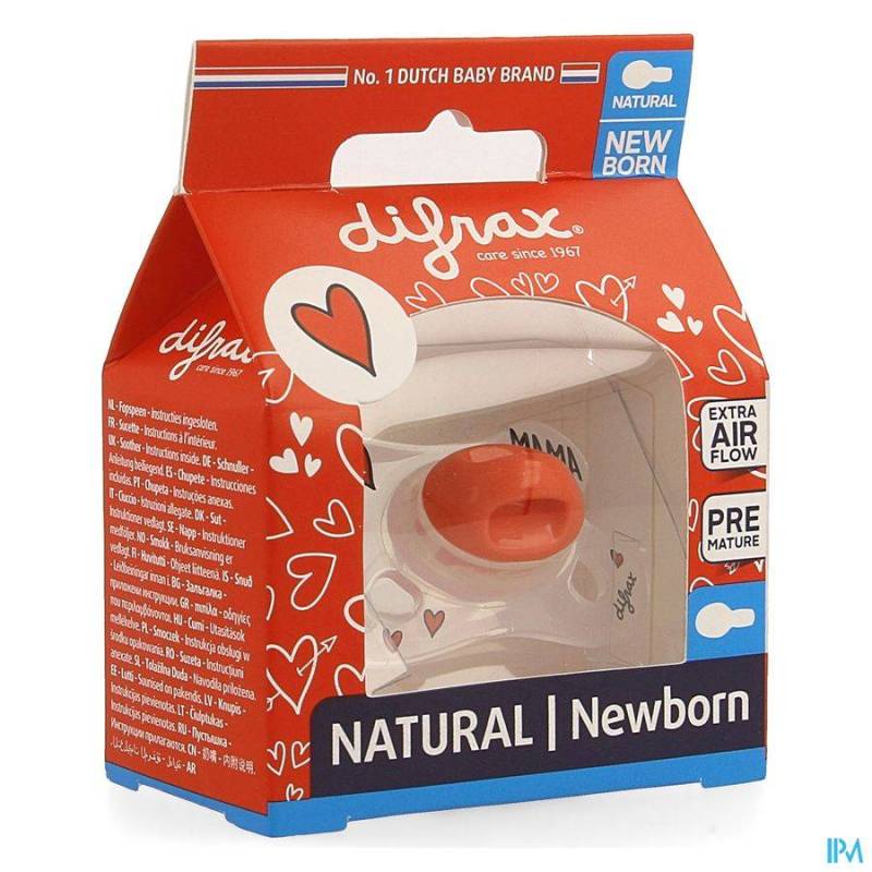 DIFRAX FOPSPEEN NATURAL NEWBORN I LOVE