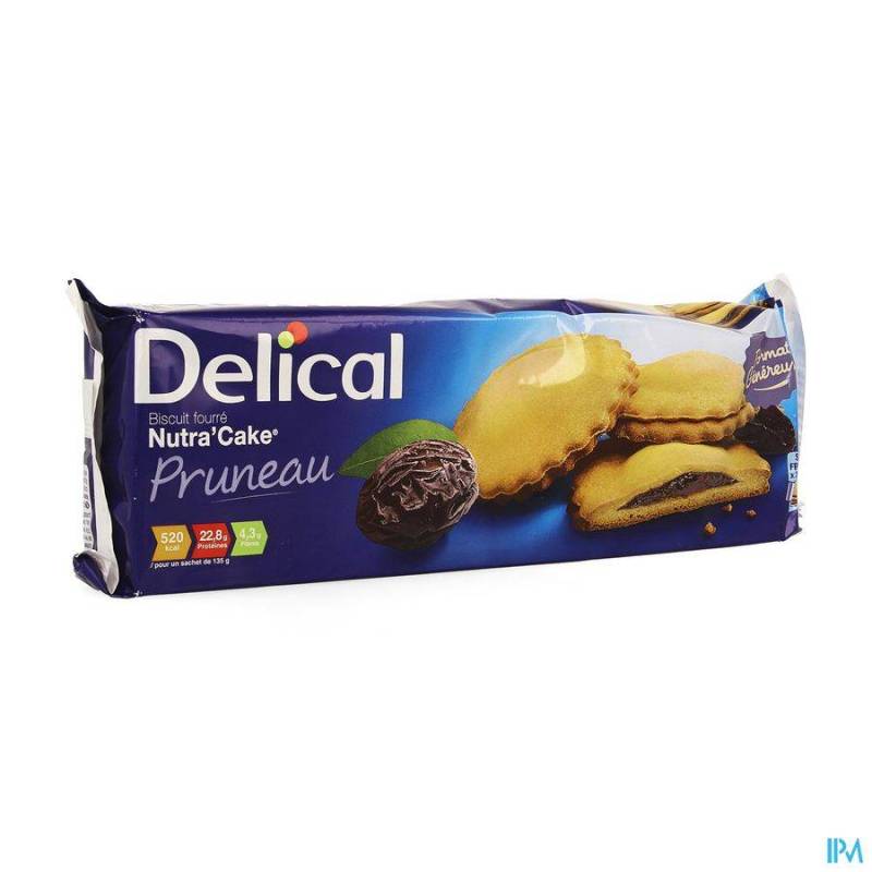 Delical Nutra Cake Pruim 3x3 Koekjes