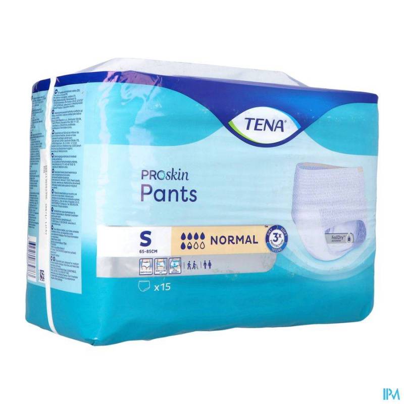 TENA PROSKIN PANTS NORMAL SMALL 15