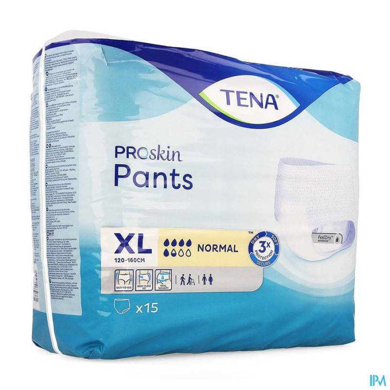 TENA PROSKIN PANTS NORMAL EXTRA LARGE 15