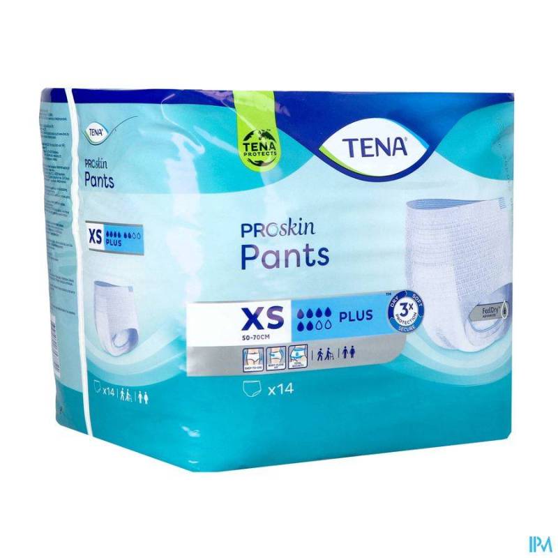 TENA PROSKIN PANTS PLUS XS 14