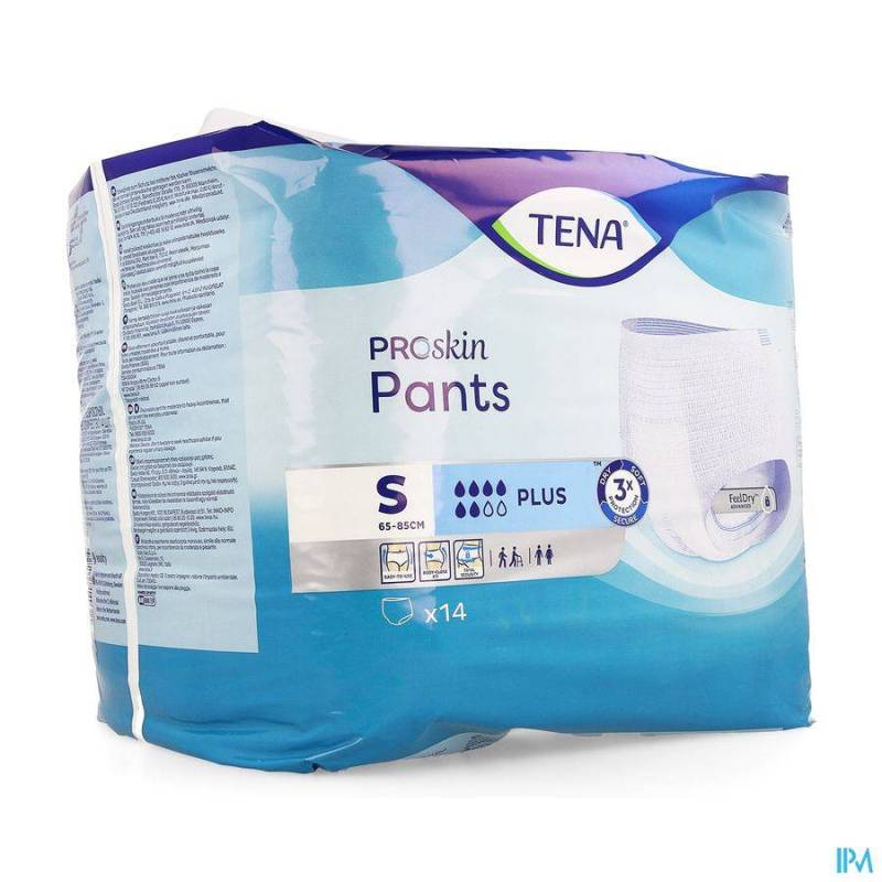 TENA PROSKIN PANTS PLUS SMALL 14