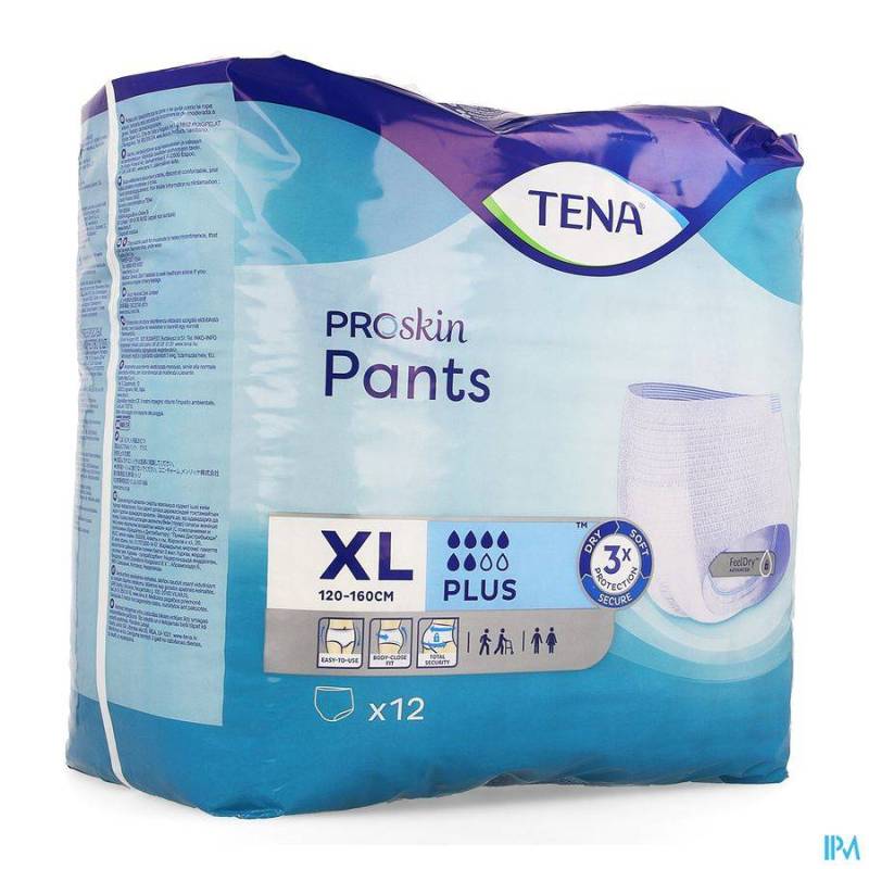 TENA PROSKIN PANTS PLUS EXTRA LARGE 14